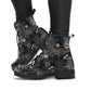 Dragonfly and Floral Women's Vegan Leather Boots