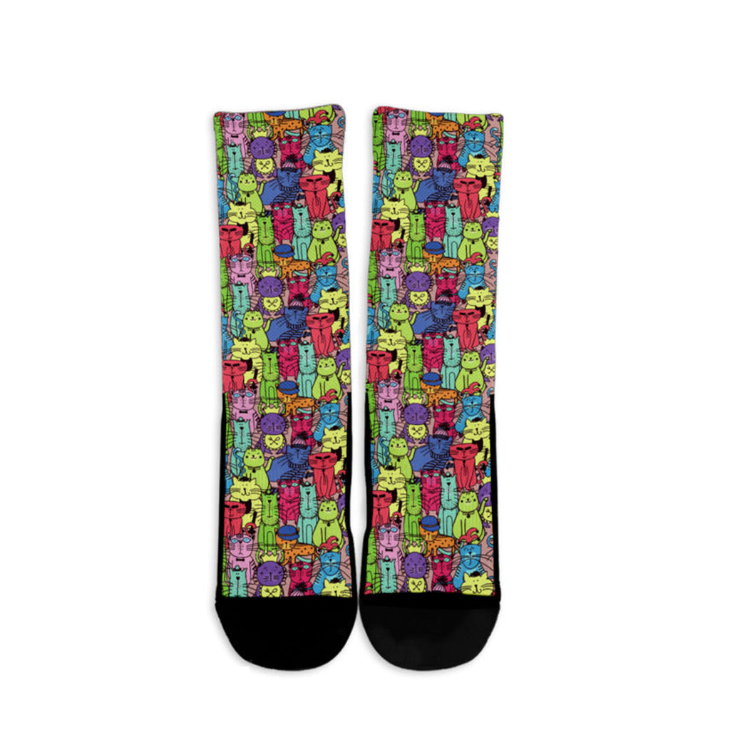 Funny Cartoon Cats Women's Socks