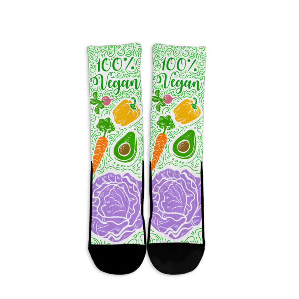 Vegan Veggie Women's Crew Socks