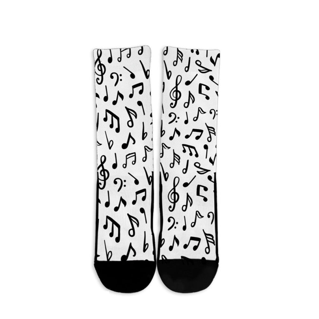 Musical Notes Women's Crew Socks