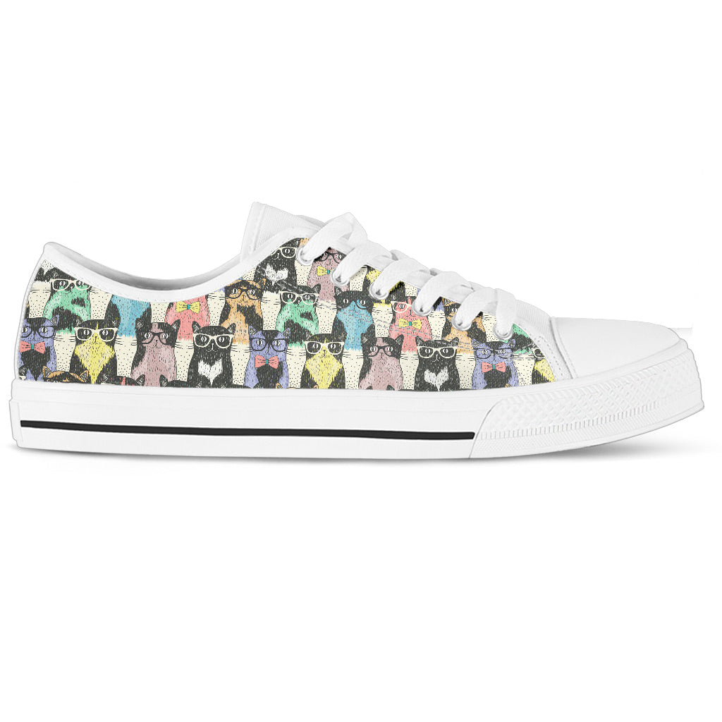 Cat Women's Low Top Shoes