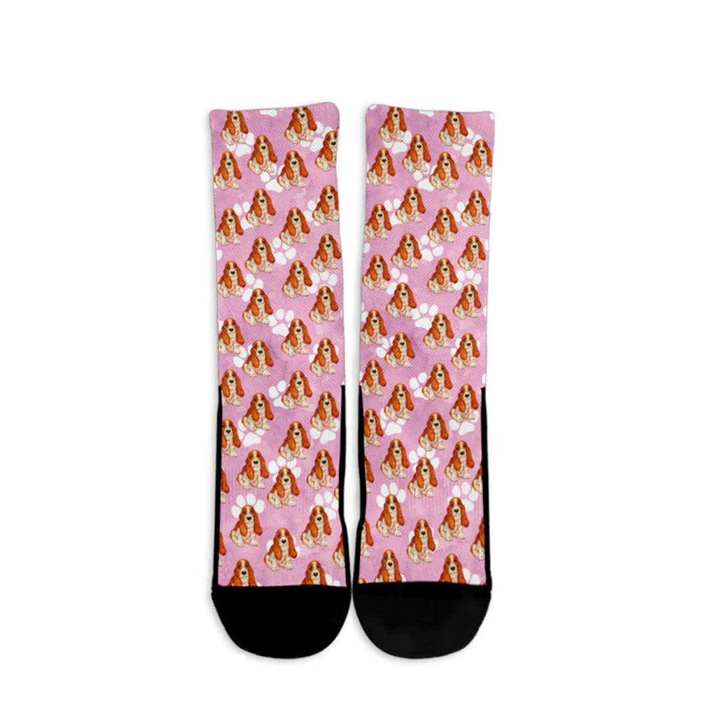 Floppy Eared Bassett Hound Women's Socks