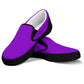 Deep Violet Women's Slip Ons