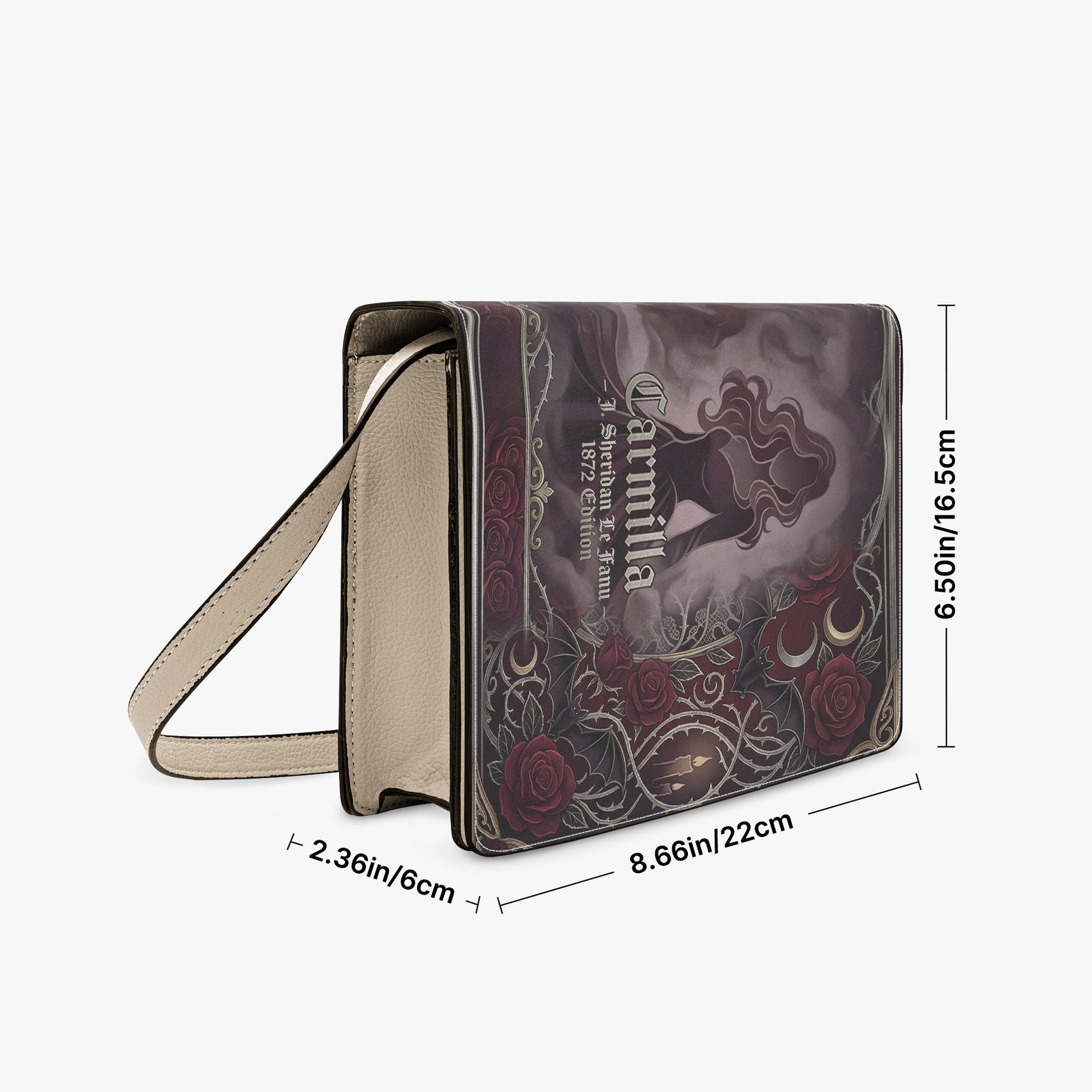 carmilla j sheridan le fanu gothic women's literary handbag vegan leather – Sole Design Studio