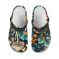 Whimsical Mystical Mushroom Boho Women's Clogs Shoes