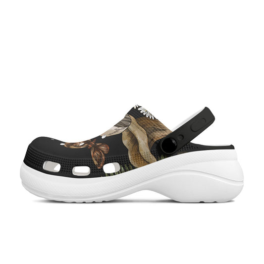 Cottagecore Mushroom Women's Height Increasing clogs