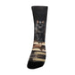 Gothic Cat Bookmark Socks - Custom Socks for Women Made in USA