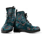 Brocade Pattern Handcrafted Women's Vegan Leather Boots