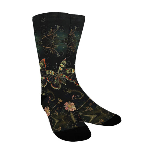Butterfly Women Socks - Custom Socks for Women Made in USA