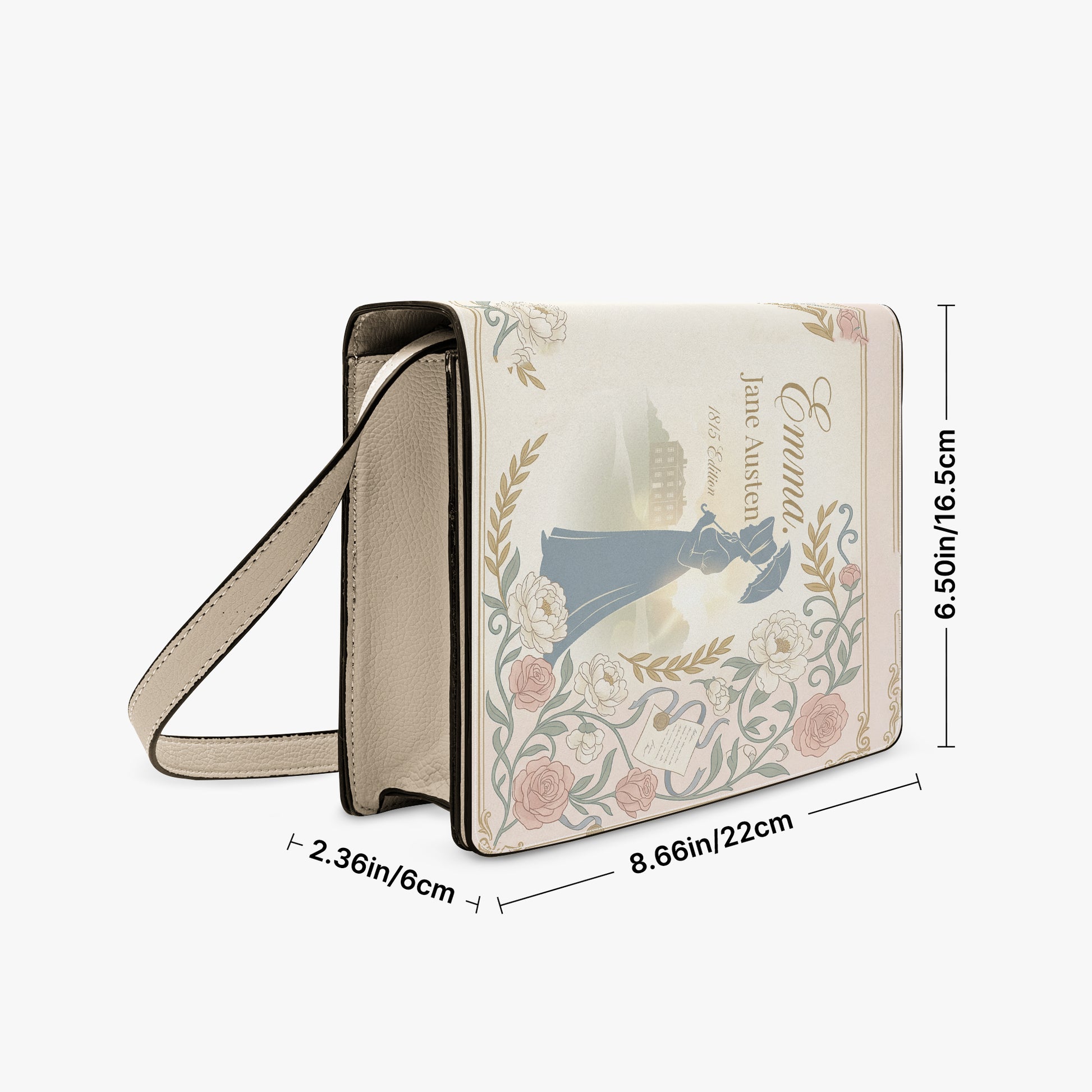 emma jane austen women's literary handbag vegan leather – Sole Design Studio