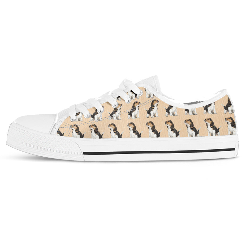 Beagle Women's Low Top Shoes