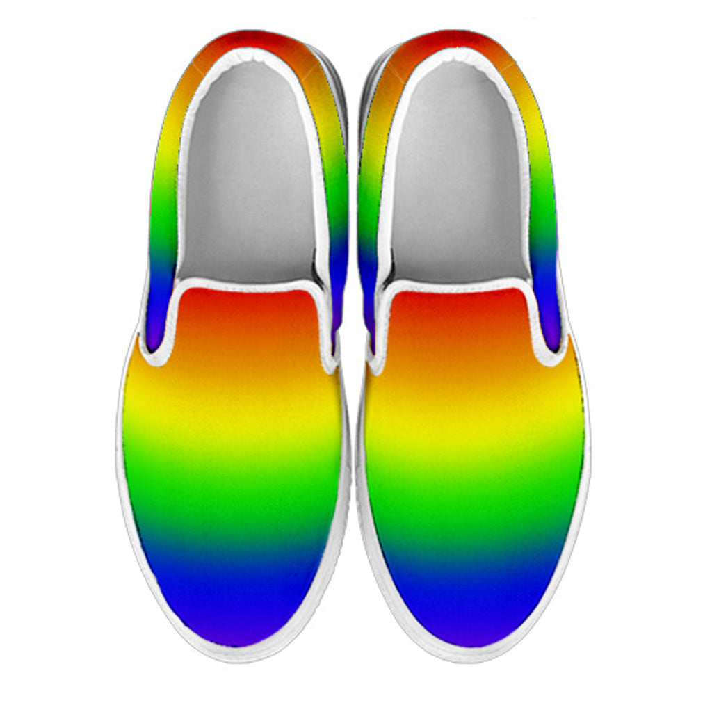 Rainbow Women's Slip Ons