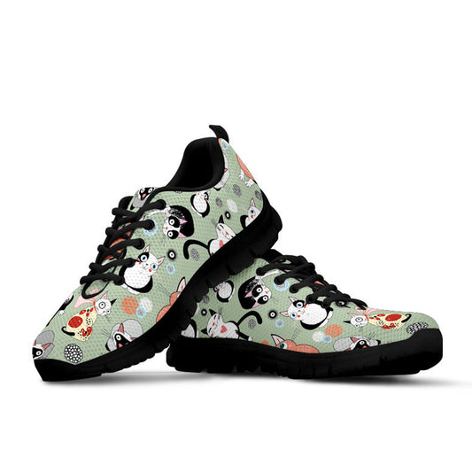 Sweet Happy Cats Women's Athletic Sneakers