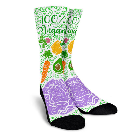 Vegan Veggie Women's Crew Socks