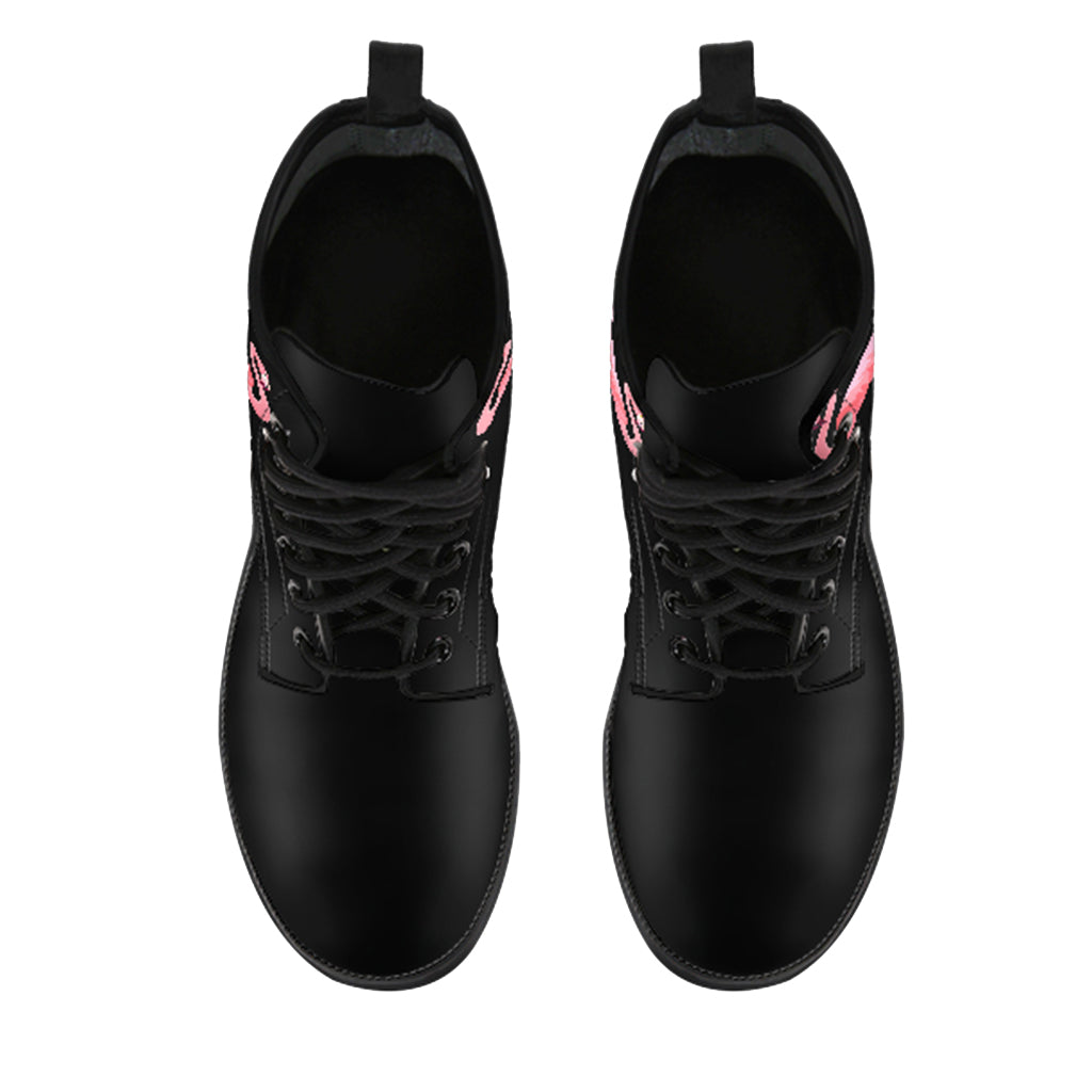 Flamingo Women's Vegan Leather Combat Boots