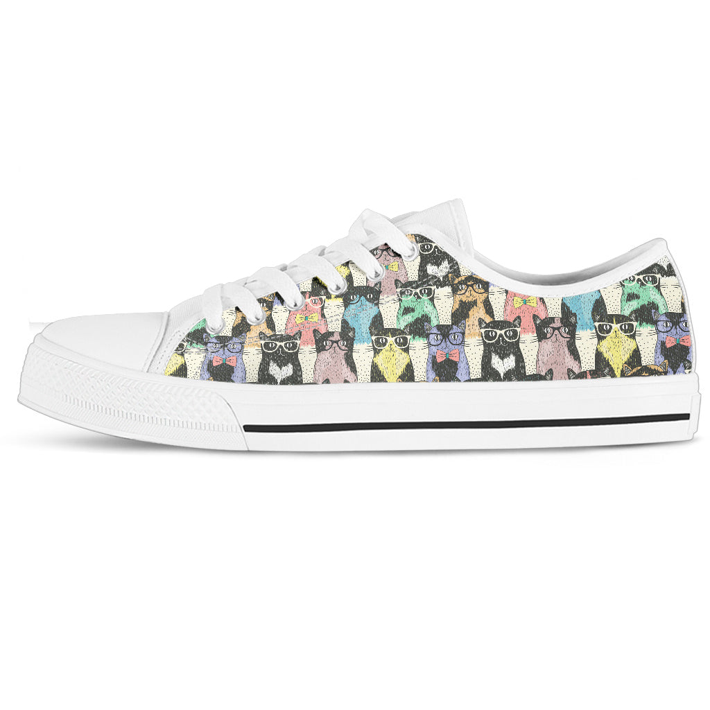 Cat Women's Low Top Shoes