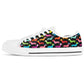 Dachshund Rainbow White Women's Low Top Sneaker