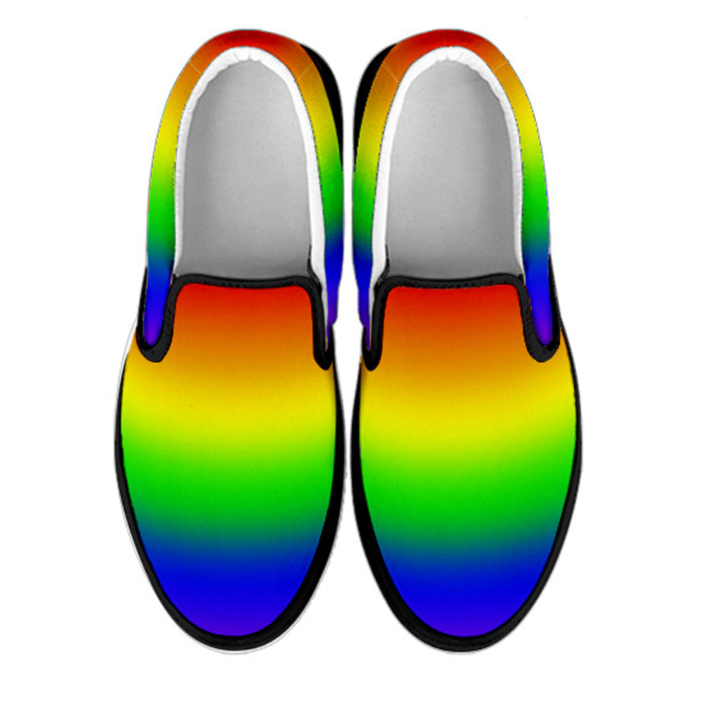 Rainbow Women's Slip Ons