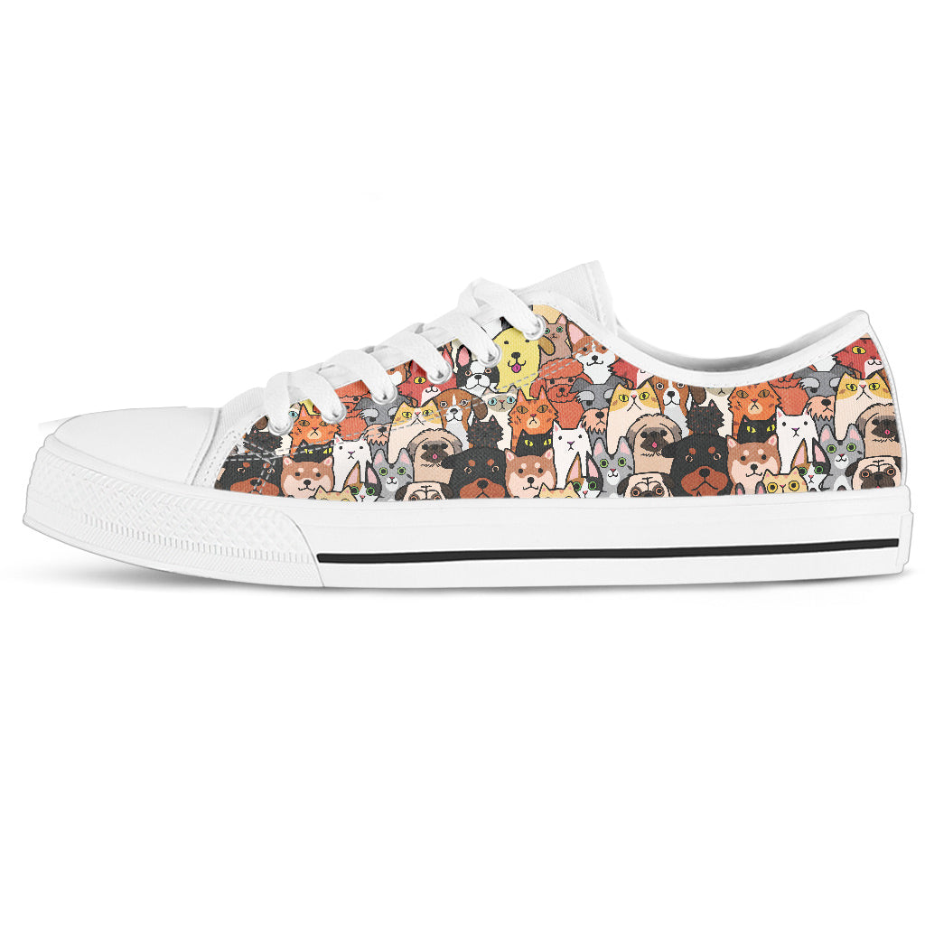 Cani e Gatti  Women's Low Top Sneakers