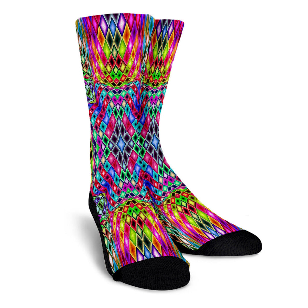 Kaleidoscope Women's Crew Socks