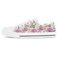 Watercolor Floral Women's Low Top Shoes - READY TO SHIP