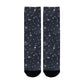 silver starry night digital women's crew socks – Sole Design Studio
