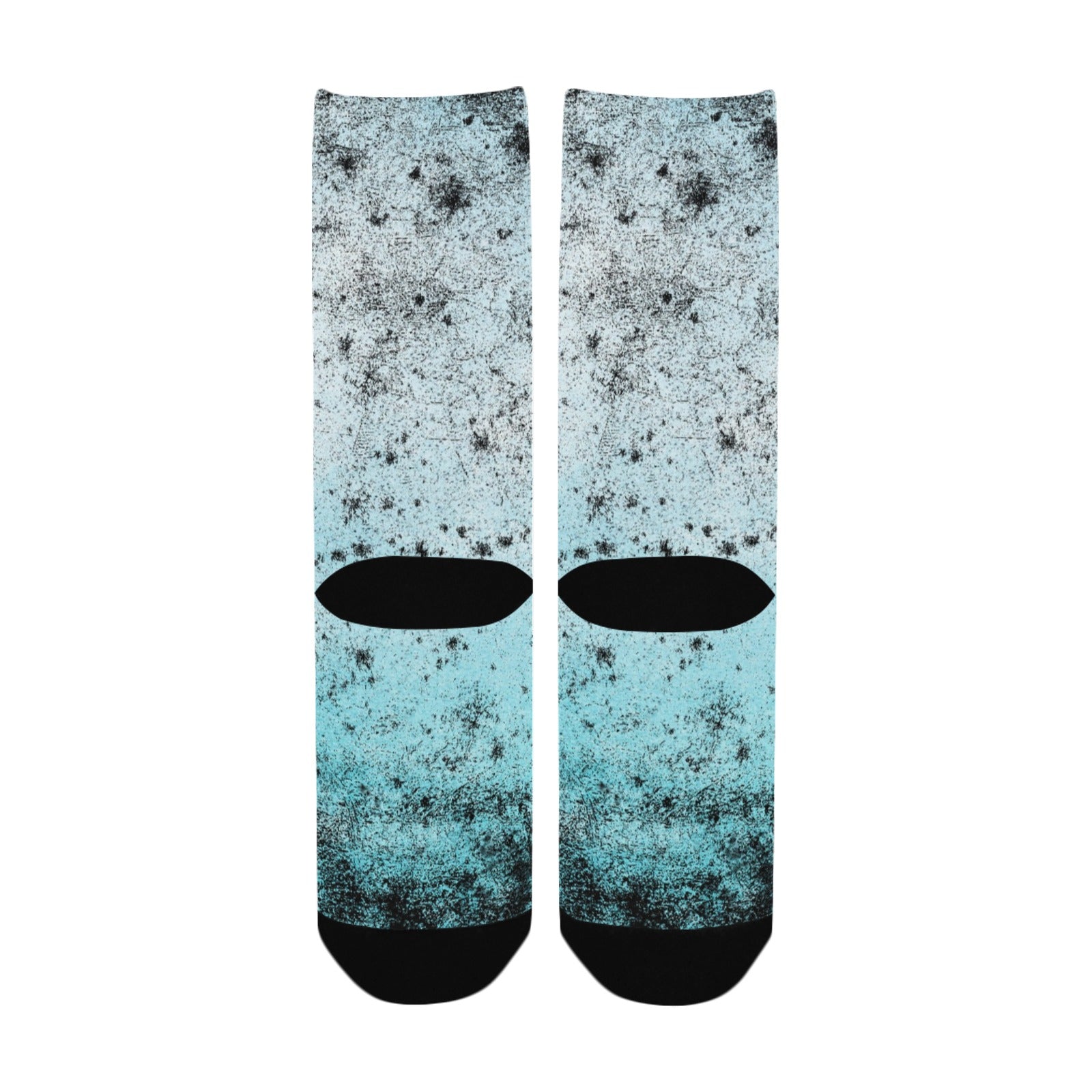 teal, black and blue women's crew socks – Sole Design Studio