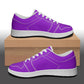 Rich Purple Women's Vegan Leather Sneakers