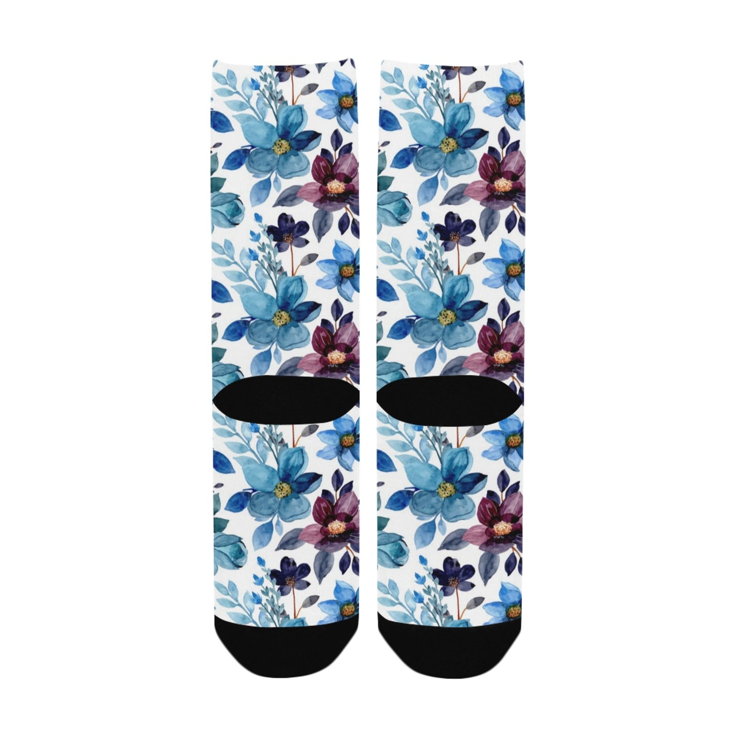 flower Women Socks - Custom Socks for Women Made in USA