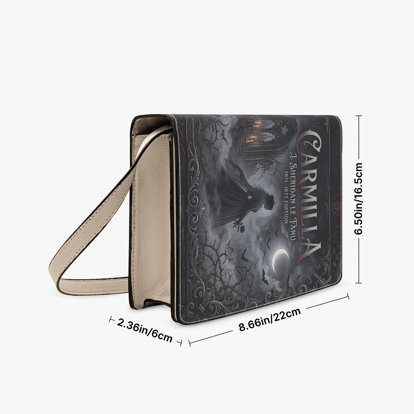 carmilla j sheridan le fanu gothic women's literary handbag vegan leather – Sole Design Studio