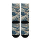 Great Wave off Kanagawa Socks - Custom Socks for Women Made in USA