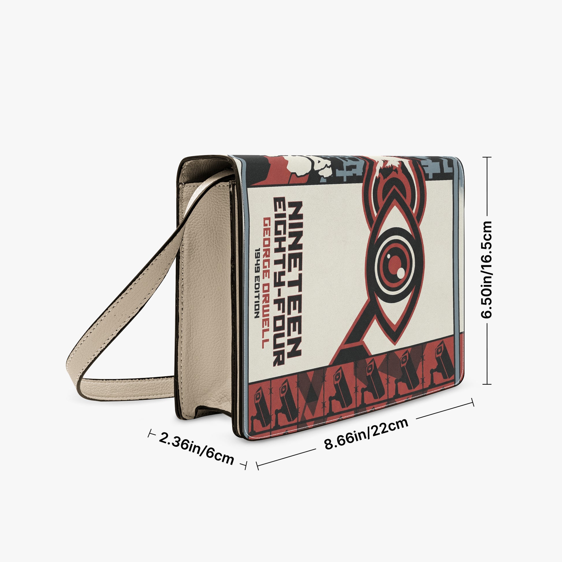 1984 nineteen eighty-four george orwell women's literary handbag vegan leather – Sole Design Studio