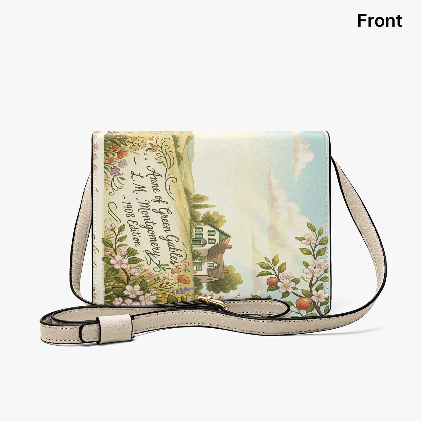 anne of green gables lm montgomery book-shaped crossbody bag vegan leather – Sole Design Studio