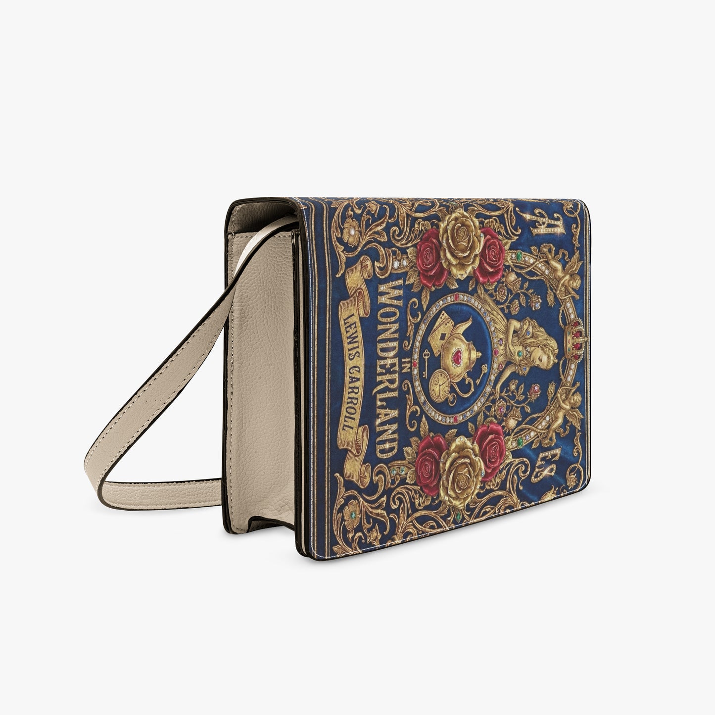 alice in wonderland lewis carroll women's literary handbag vegan leather – Sole Design Studio