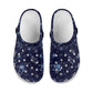 Silver Stars Women's Adult Clogs Shoes