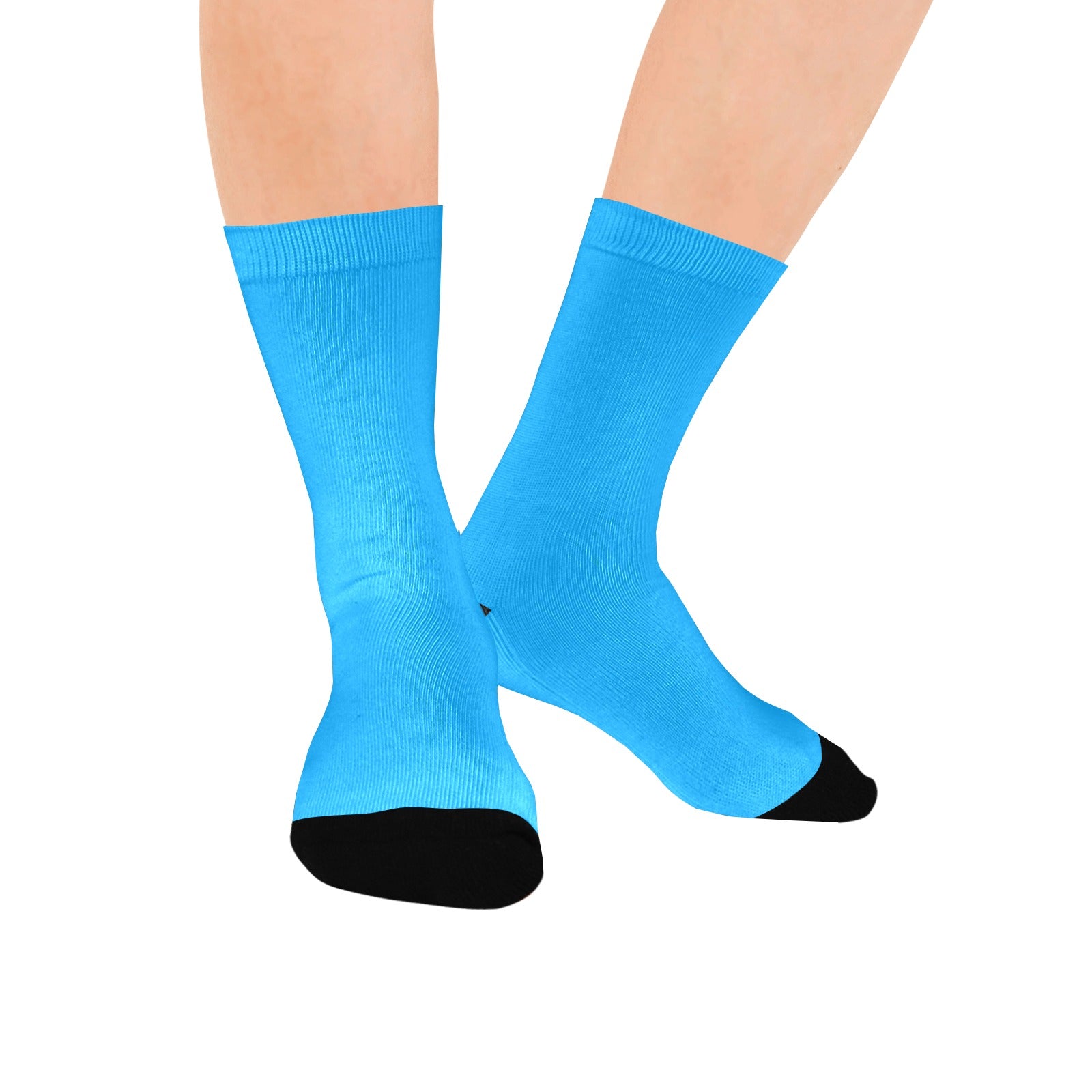 ssky blue women women's crew socks – Sole Design Studio