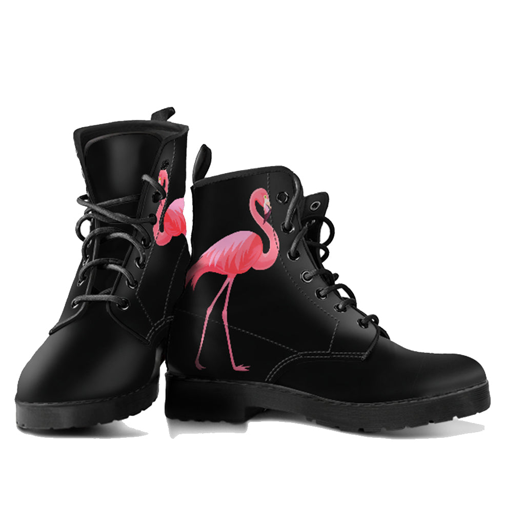 Flamingo Women's Vegan Leather Combat Boots