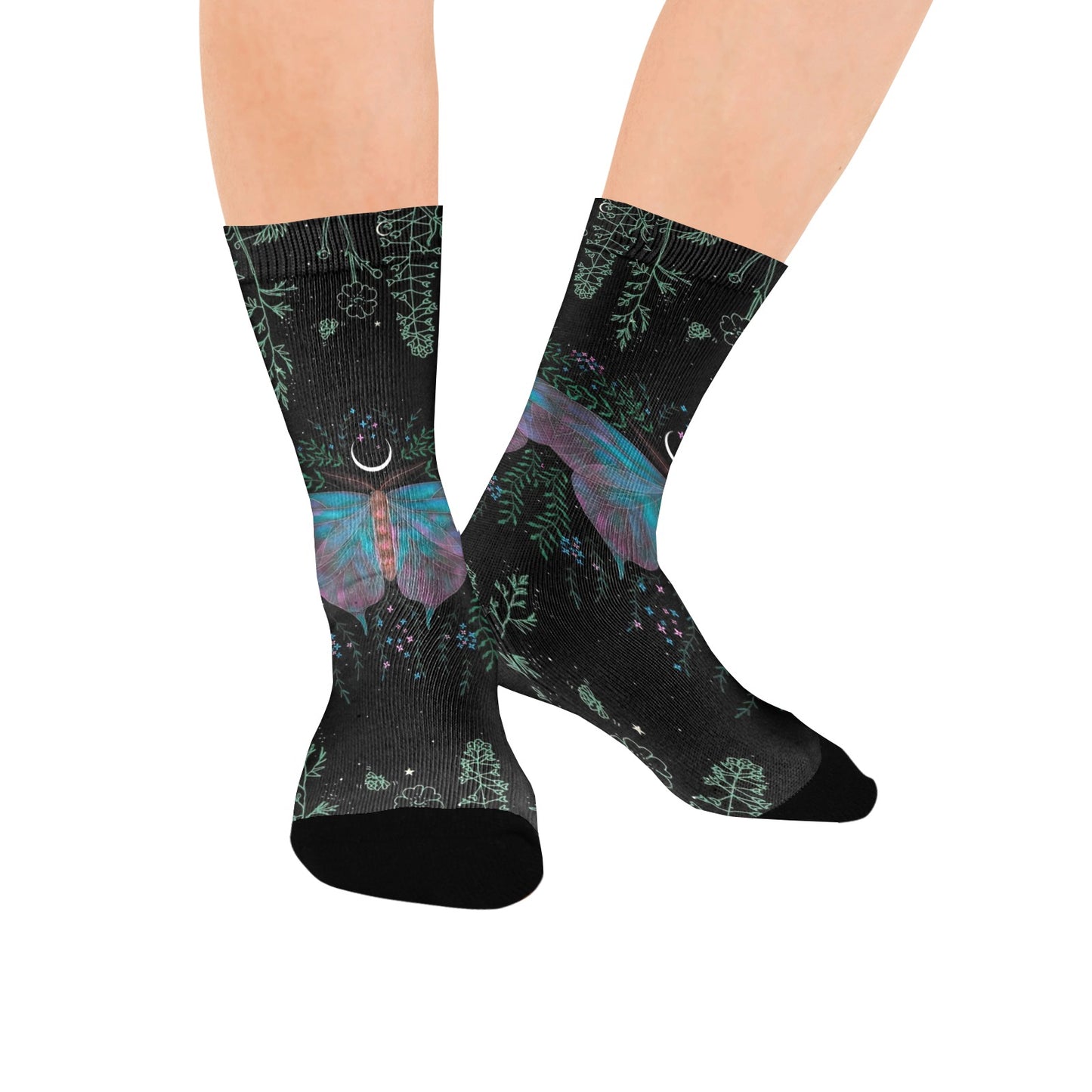 Butterfly Socks - Custom Socks for Women Made in USA