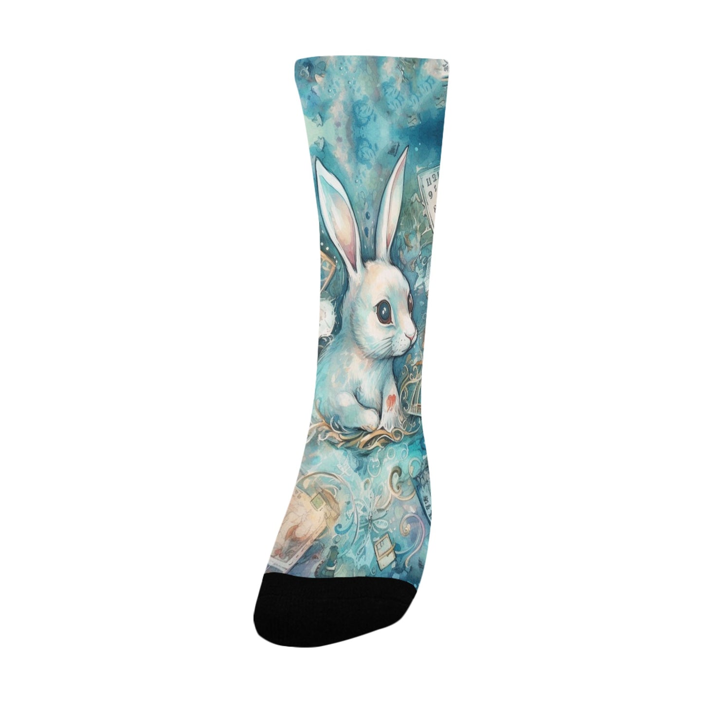Alice in Wonderland  Socks - Custom Socks for Women Made in USA