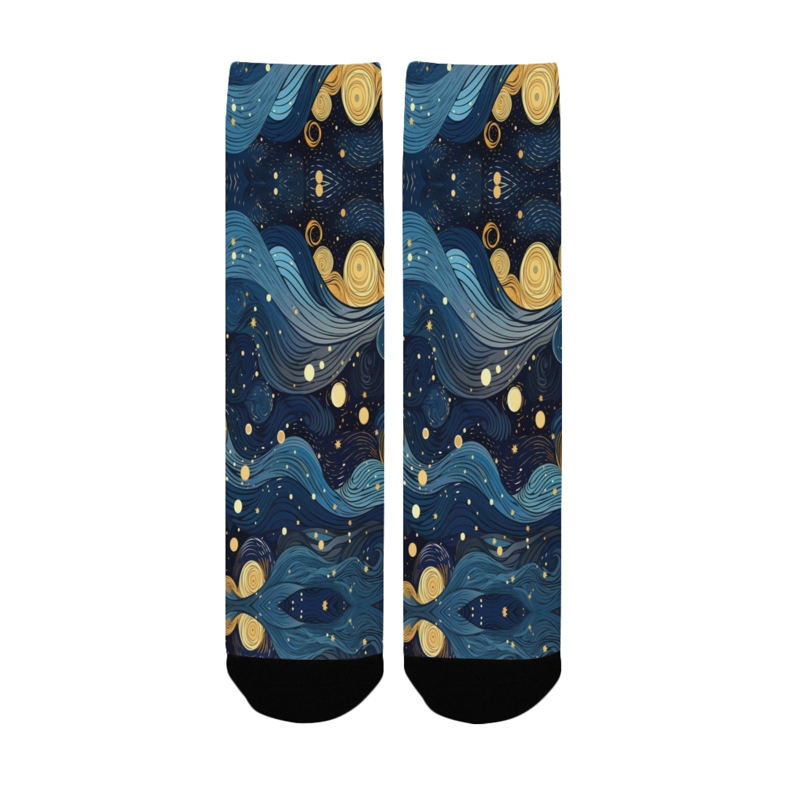 starry night galaxy women's crew socks – Sole Design Studio