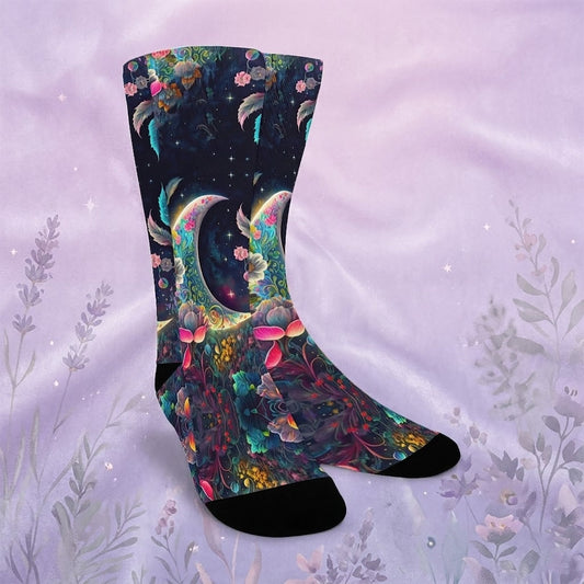 Sleepy Garden Socks - Custom Socks for Women Made in USA