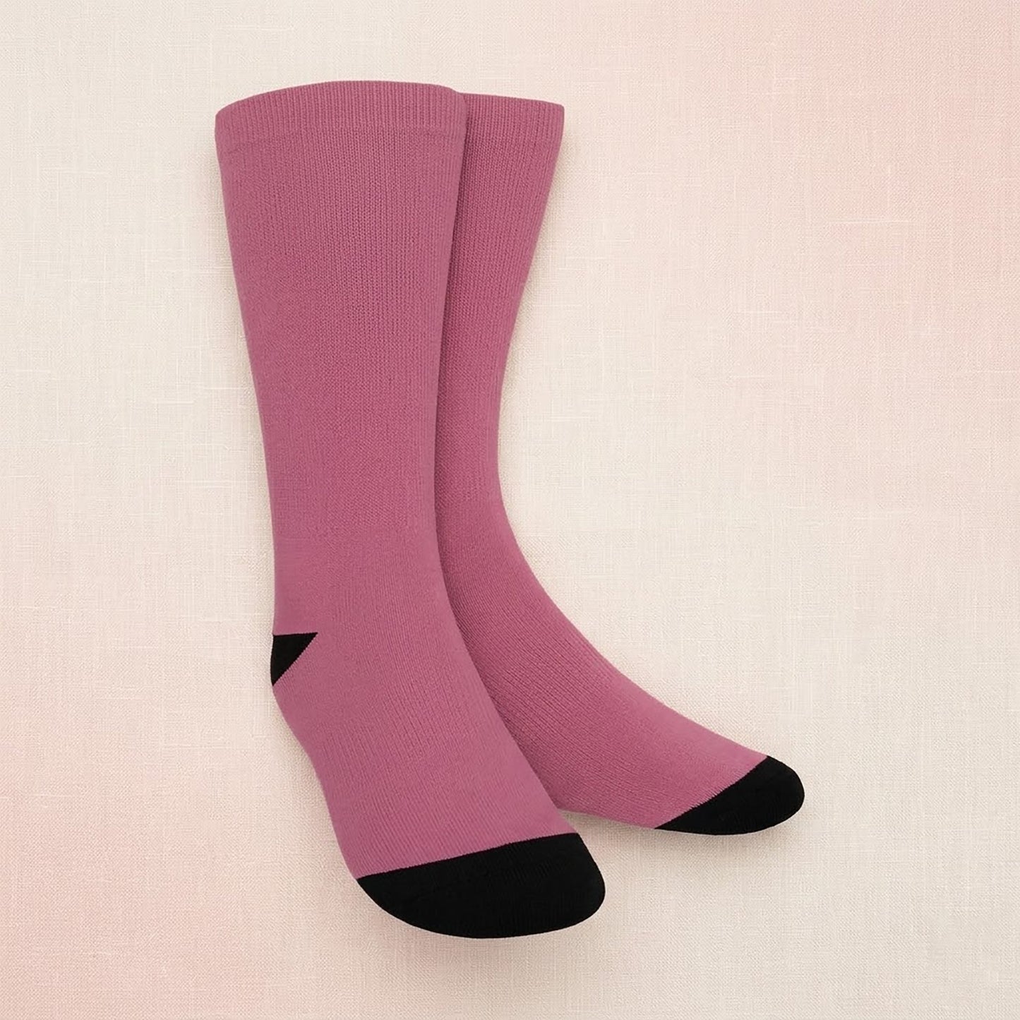 Muted Rose Women Socks - Custom Socks for Women Made in USA