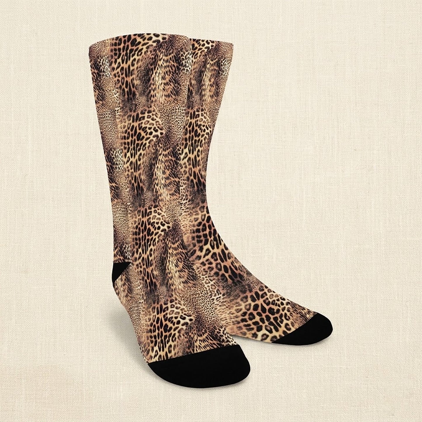 Leopard Socks - Custom Socks for Women Made in USA