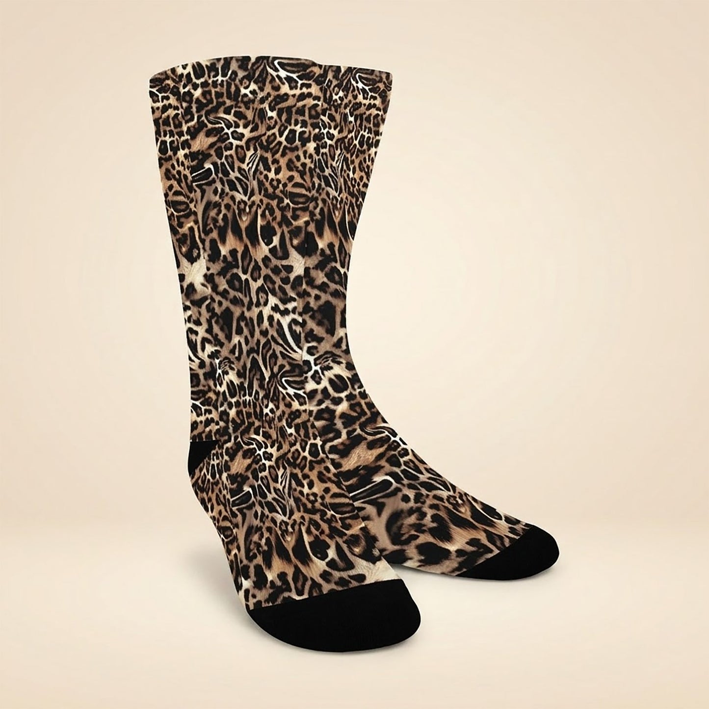 Leopard Socks - Custom Socks for Women Made in USA