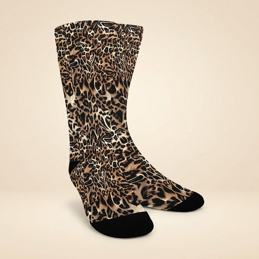 Leopard Socks - Custom Socks for Women Made in USA
