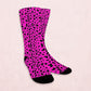Hoot Pint Leopard Print Socks - Custom Socks for Women Made in USA
