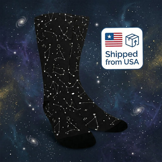Celestial Seamless Socks - Custom Socks for Women Made in USA