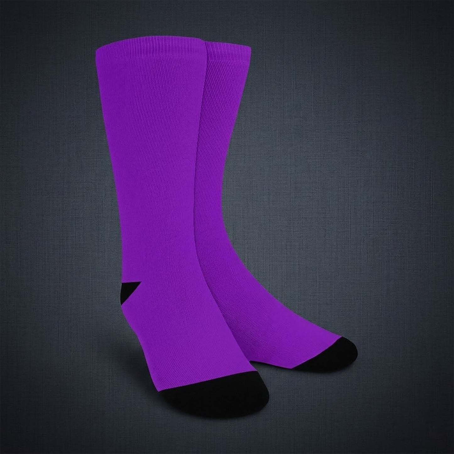 Deeep Violet Socks - Custom Socks for Women Made in USA