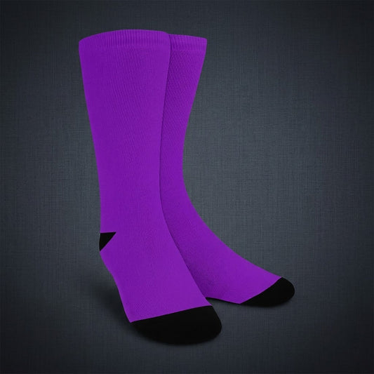 Deeep Violet Socks - Custom Socks for Women Made in USA