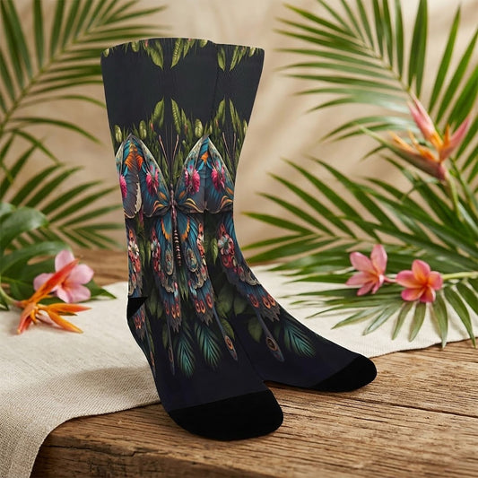 Butterfly Socks - Custom Socks for Women Made in USA